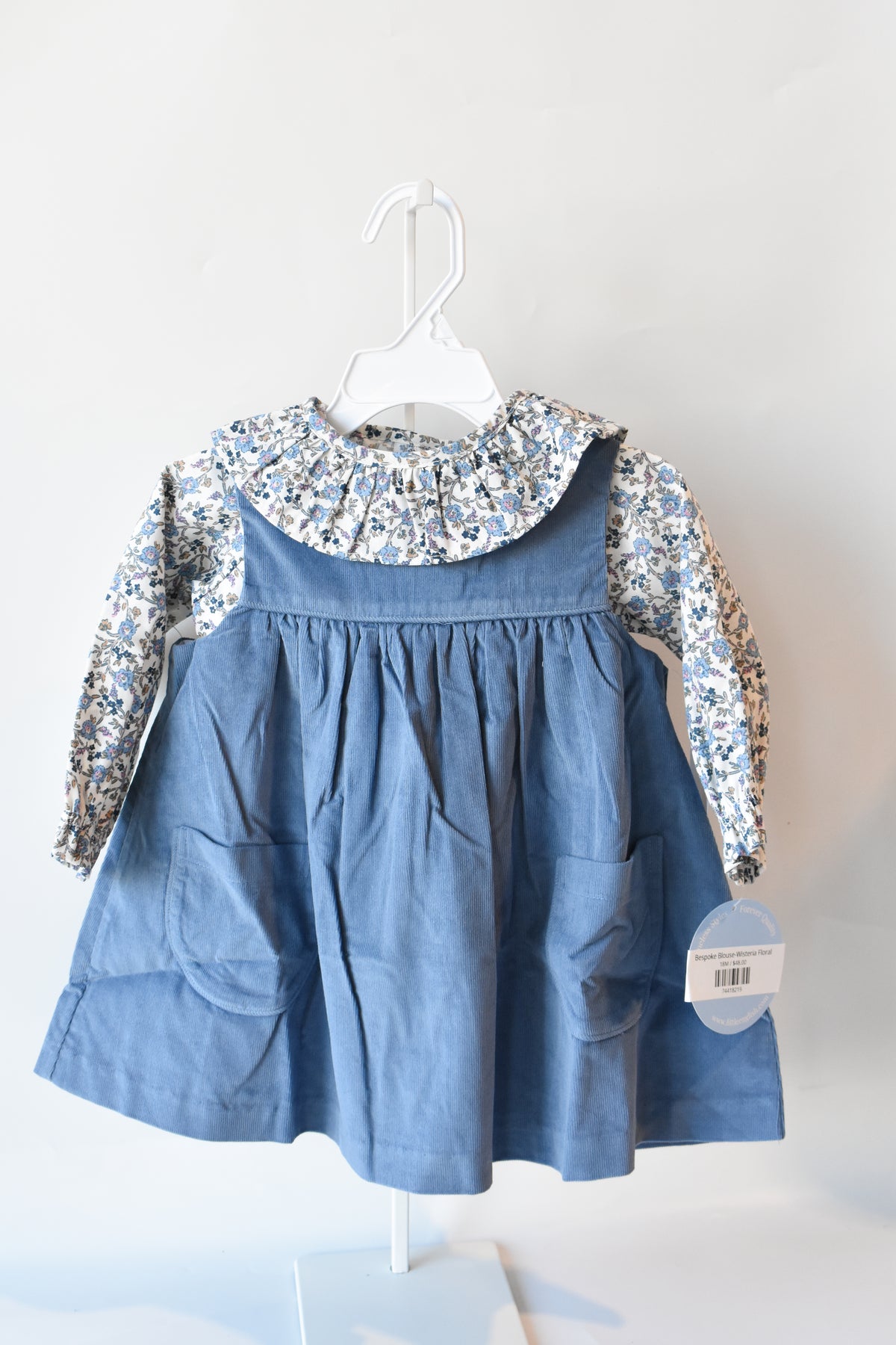 Stormy Blue Corduroy Madison Jumper