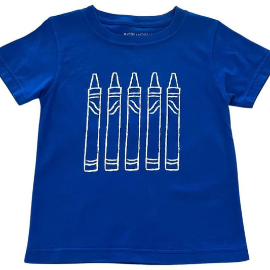 M&K-Blue Crayon Shirt