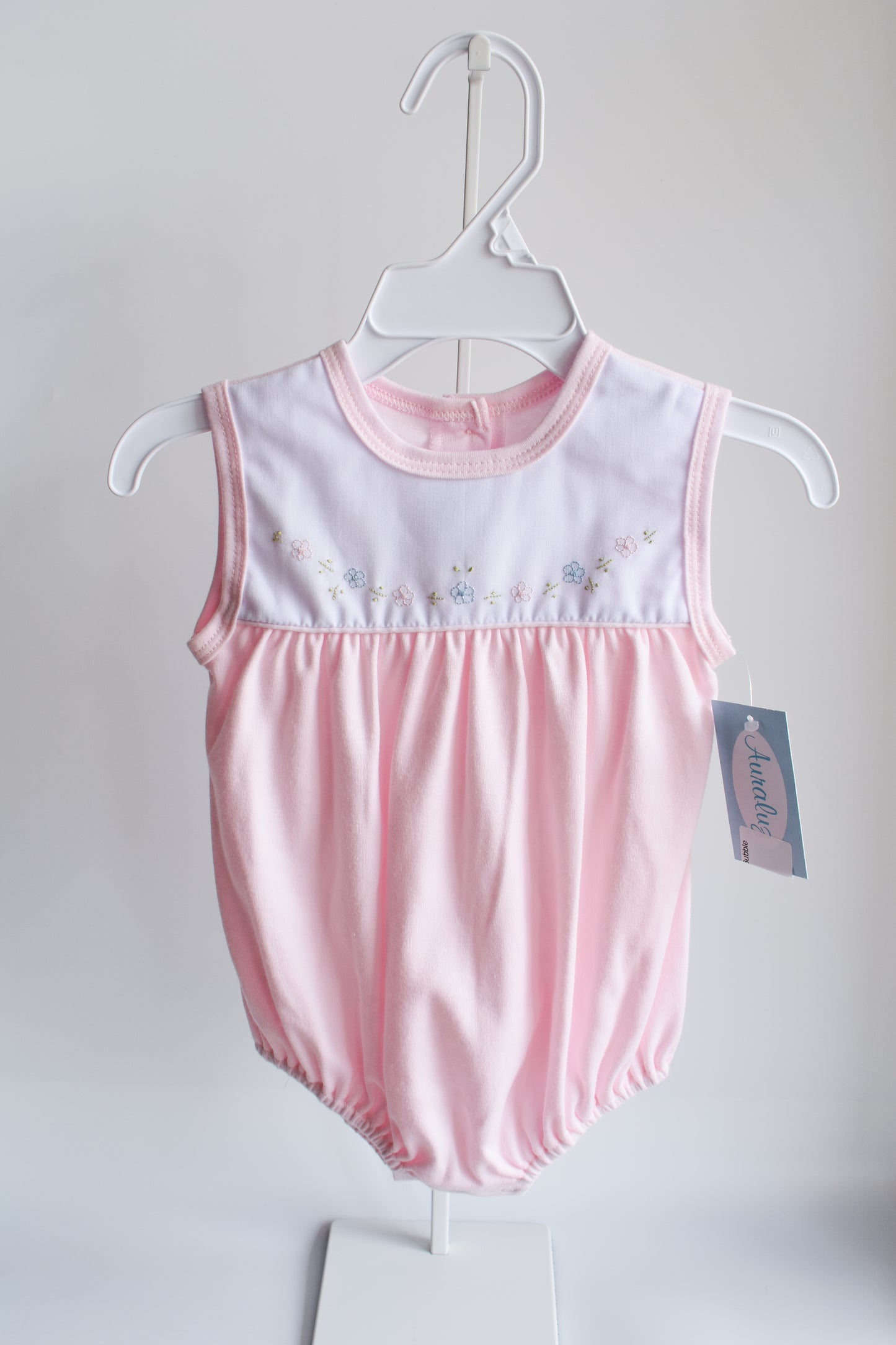 Summer Florals Sleeveless Knit Bubble