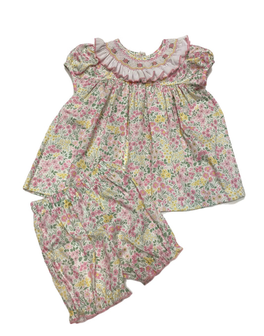 Penny Smocked Ruffle Bloomer Set