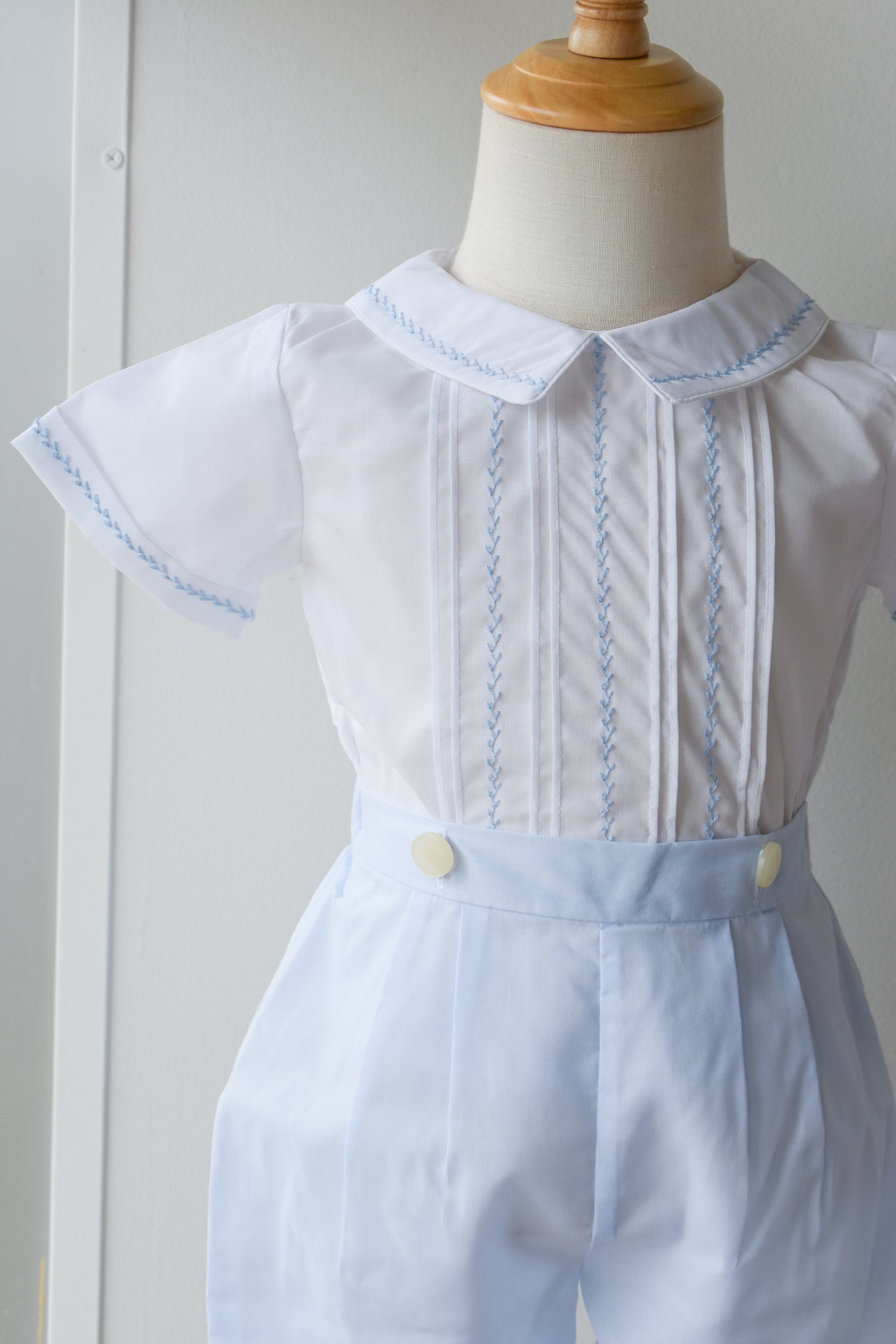 Boy’s Feather Stitched Bobby Suit