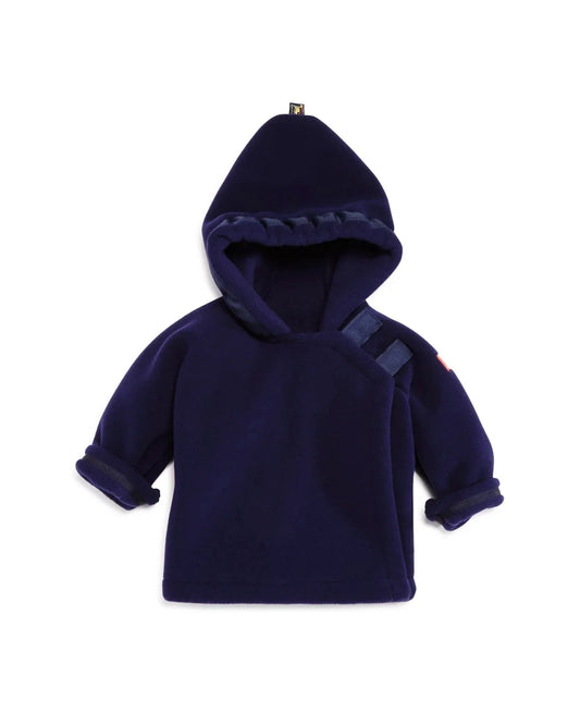 Widgeon Classic Hooded Fleece Jacket-Navy Blue