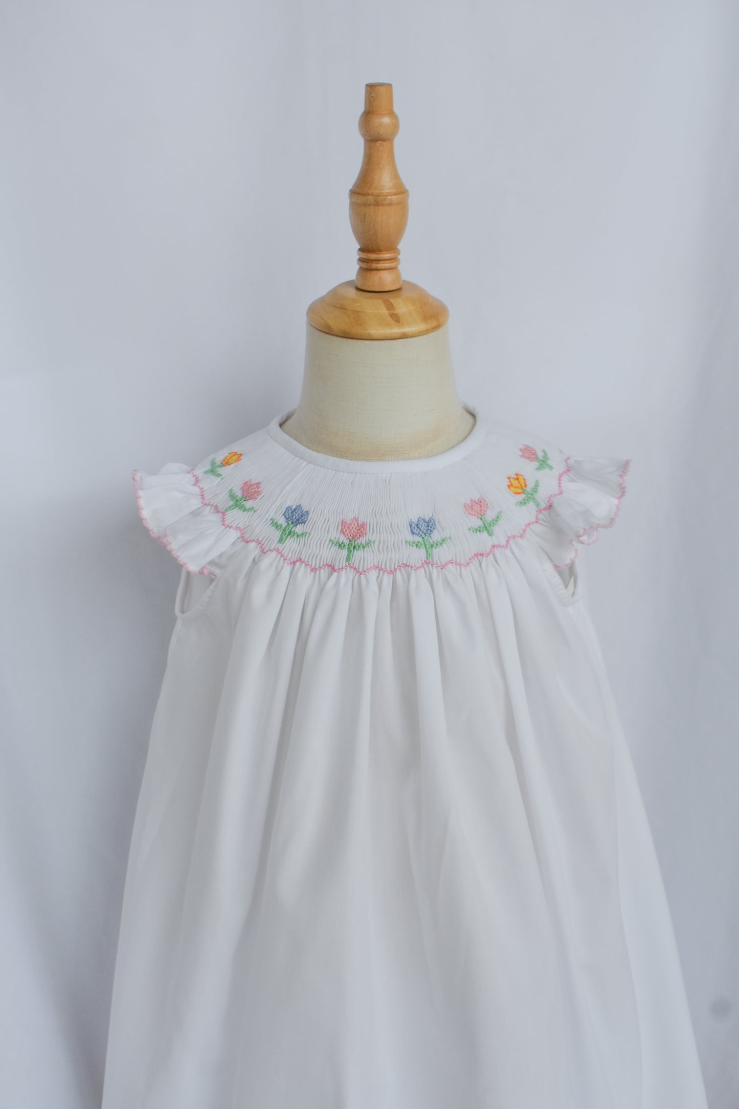 Spring Tulips Bishop Dress
