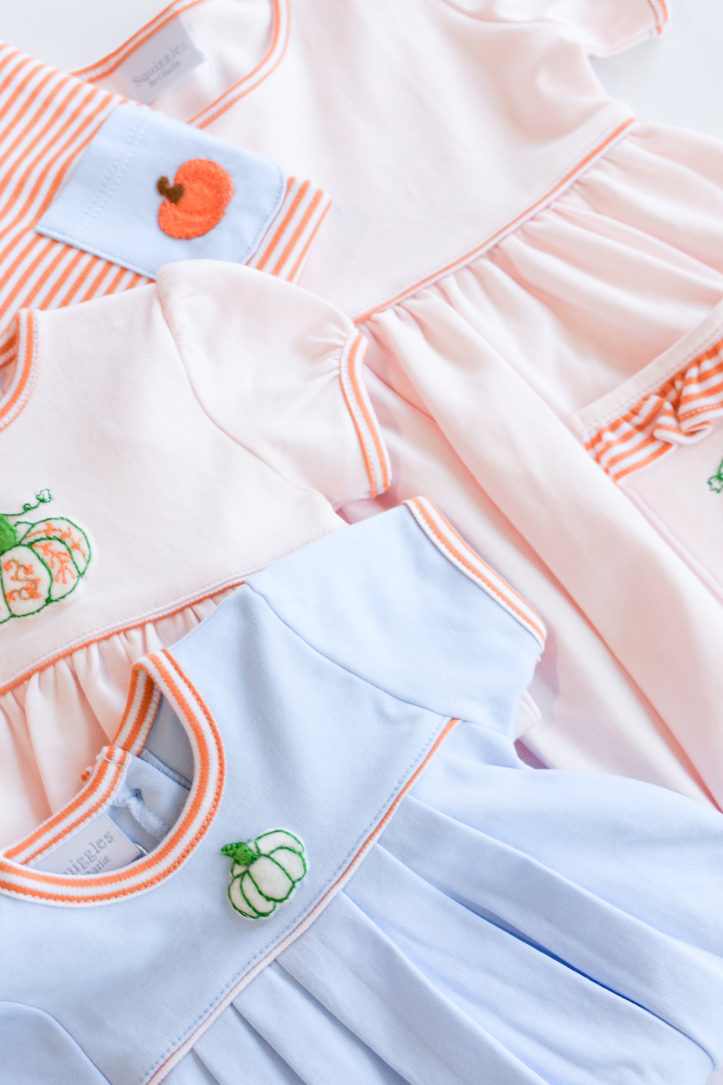 Pink Mini Pumpkin Puff Sleeve Bubble