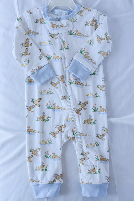 Marshy Dreams Zipper Footless Pajama