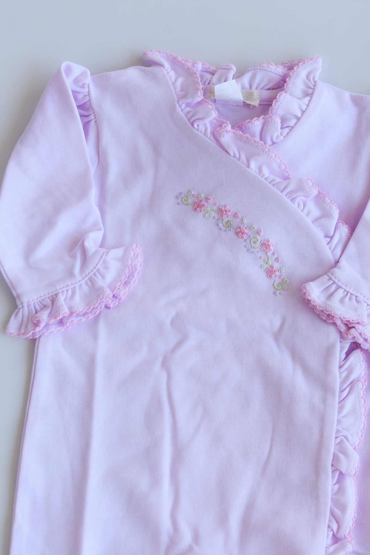 Fall Florals Premier Hand Embroidered Footie