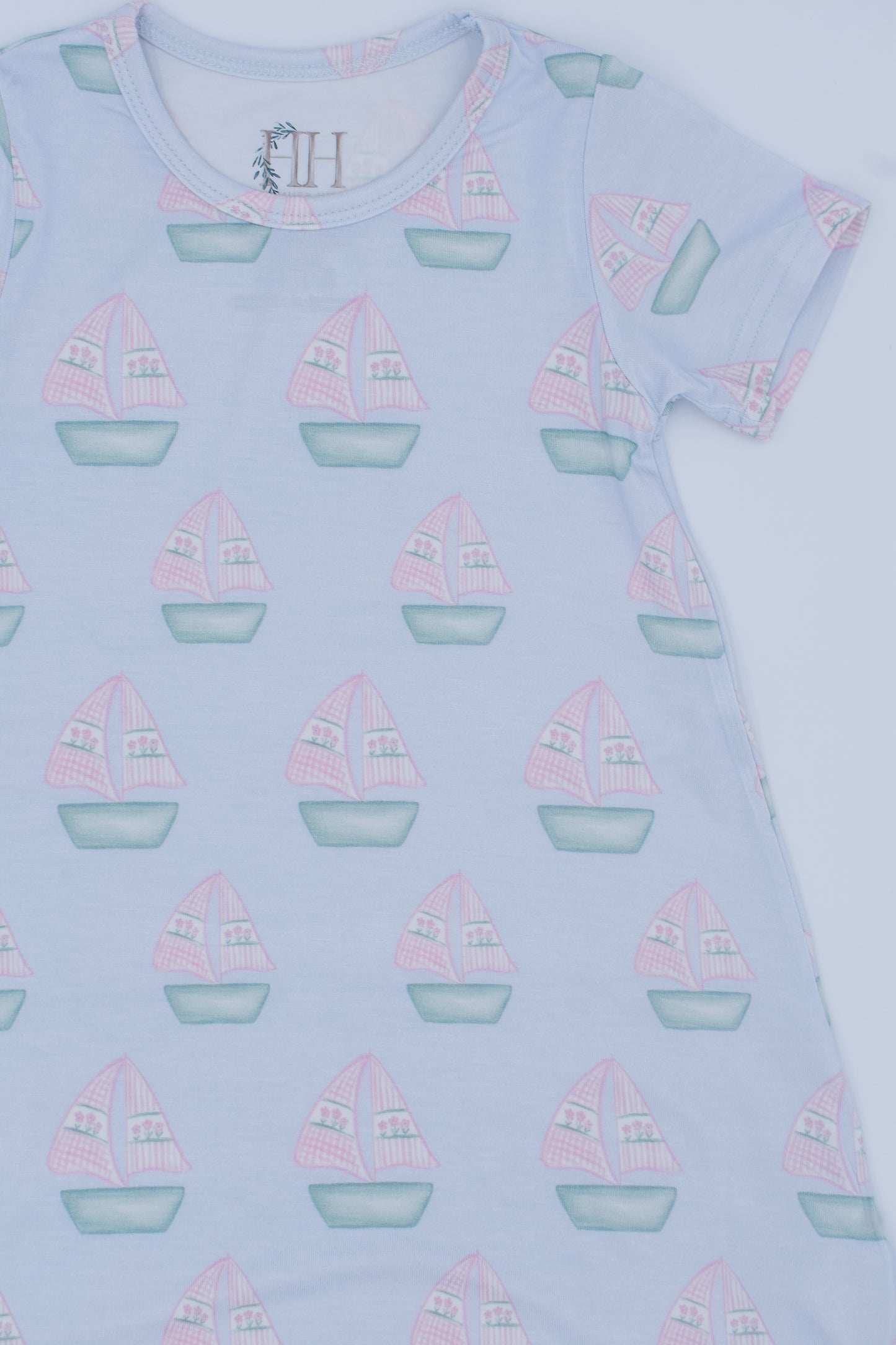 Seaside Sailboats Bamboo Play Dress