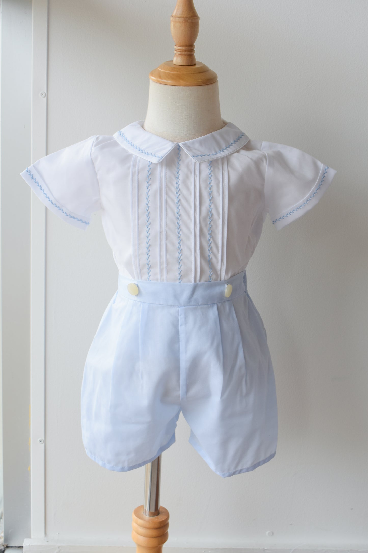 Boy’s Feather Stitched Bobby Suit