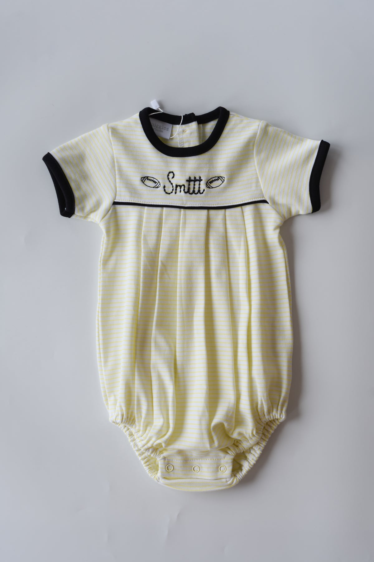 Smttt Football Embroidered Boy Bubble