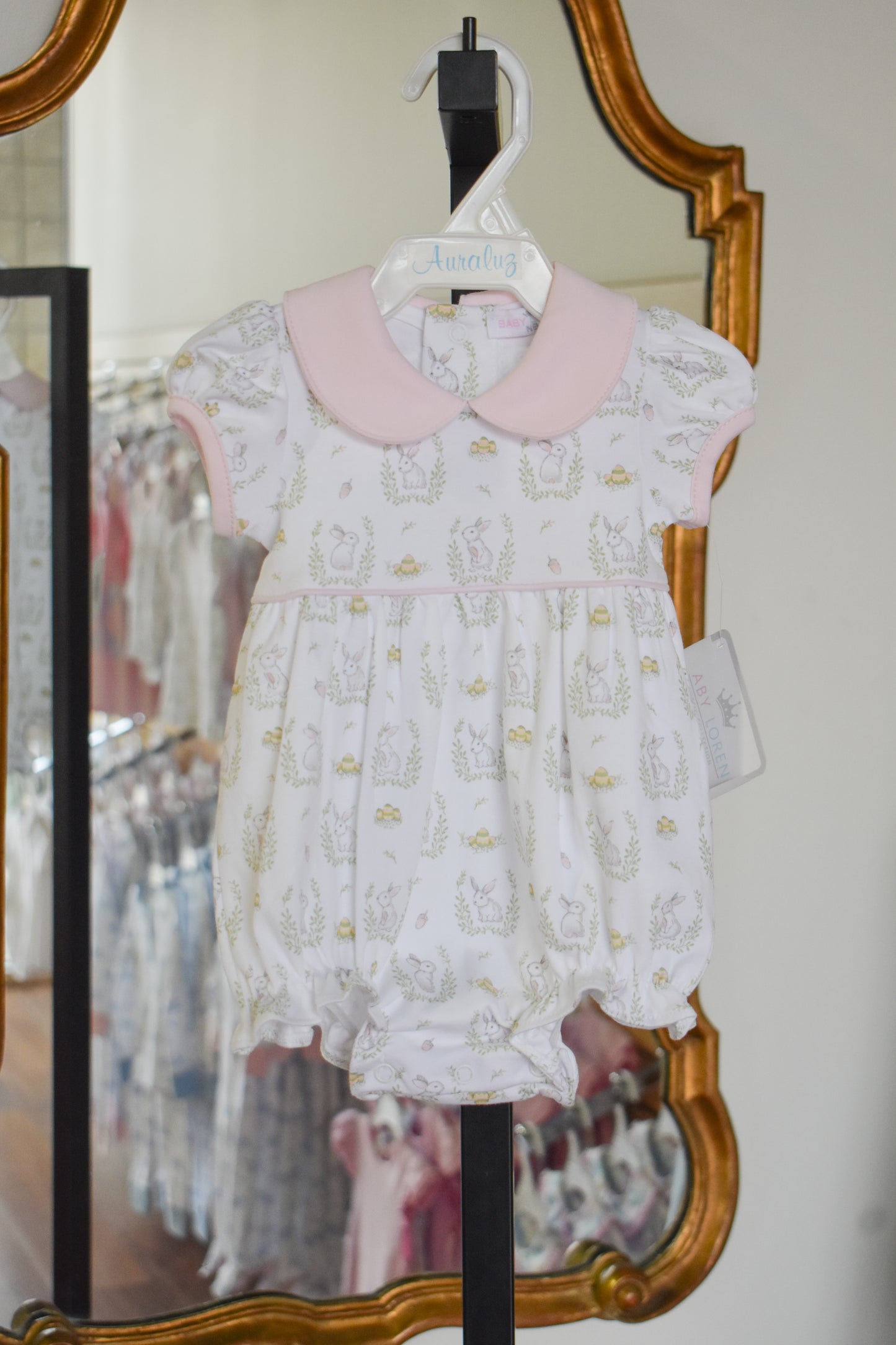 Hop Into Spring-Pink Pima Bubble