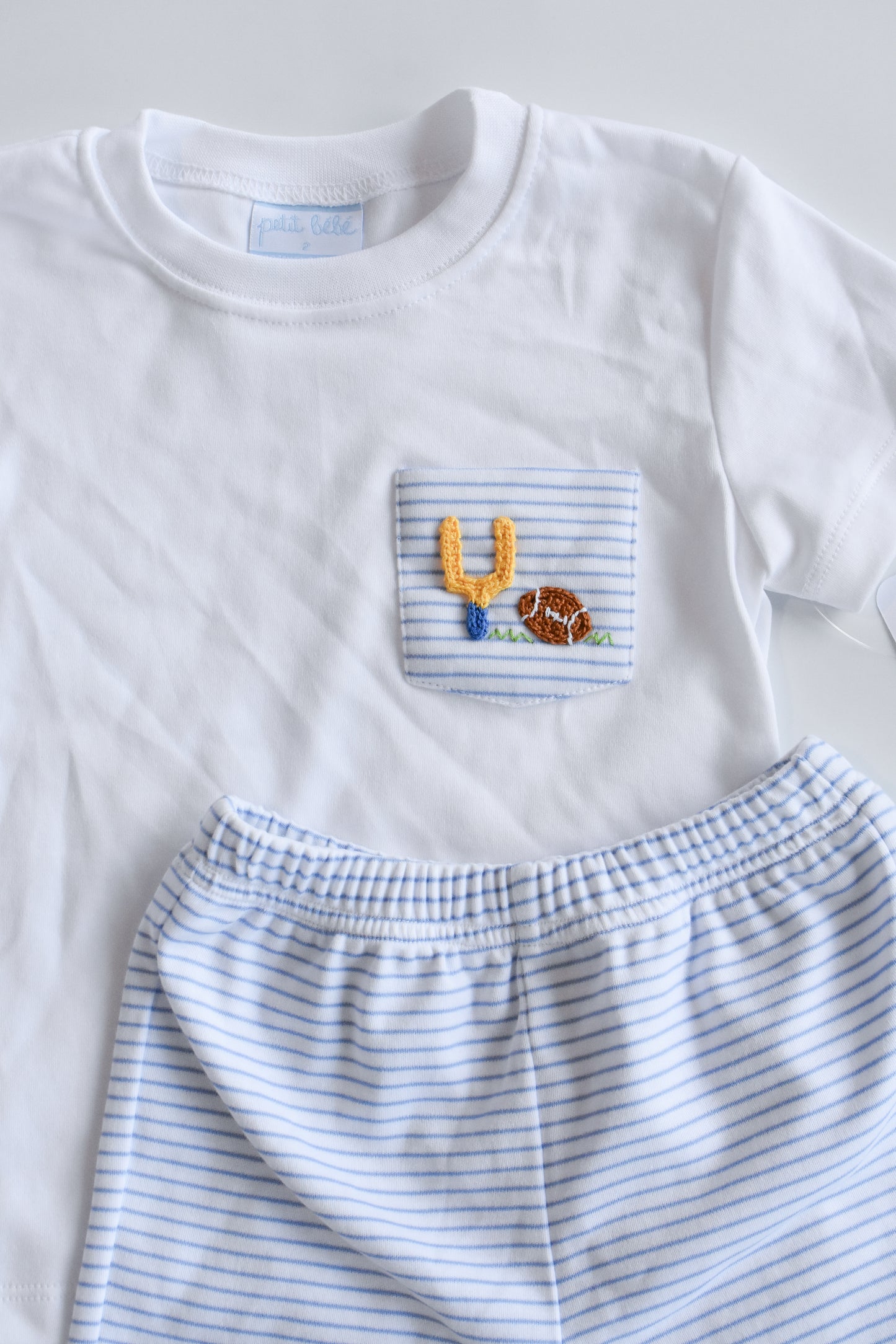 Field Goal Fun Boy's Knit Short Set