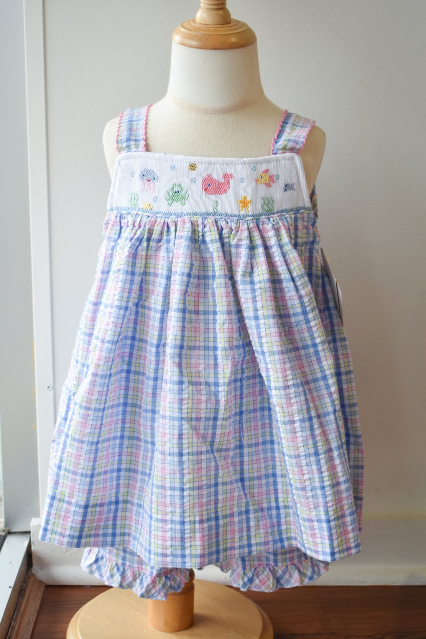 Under The Sea Girl's Ruffled Short Set