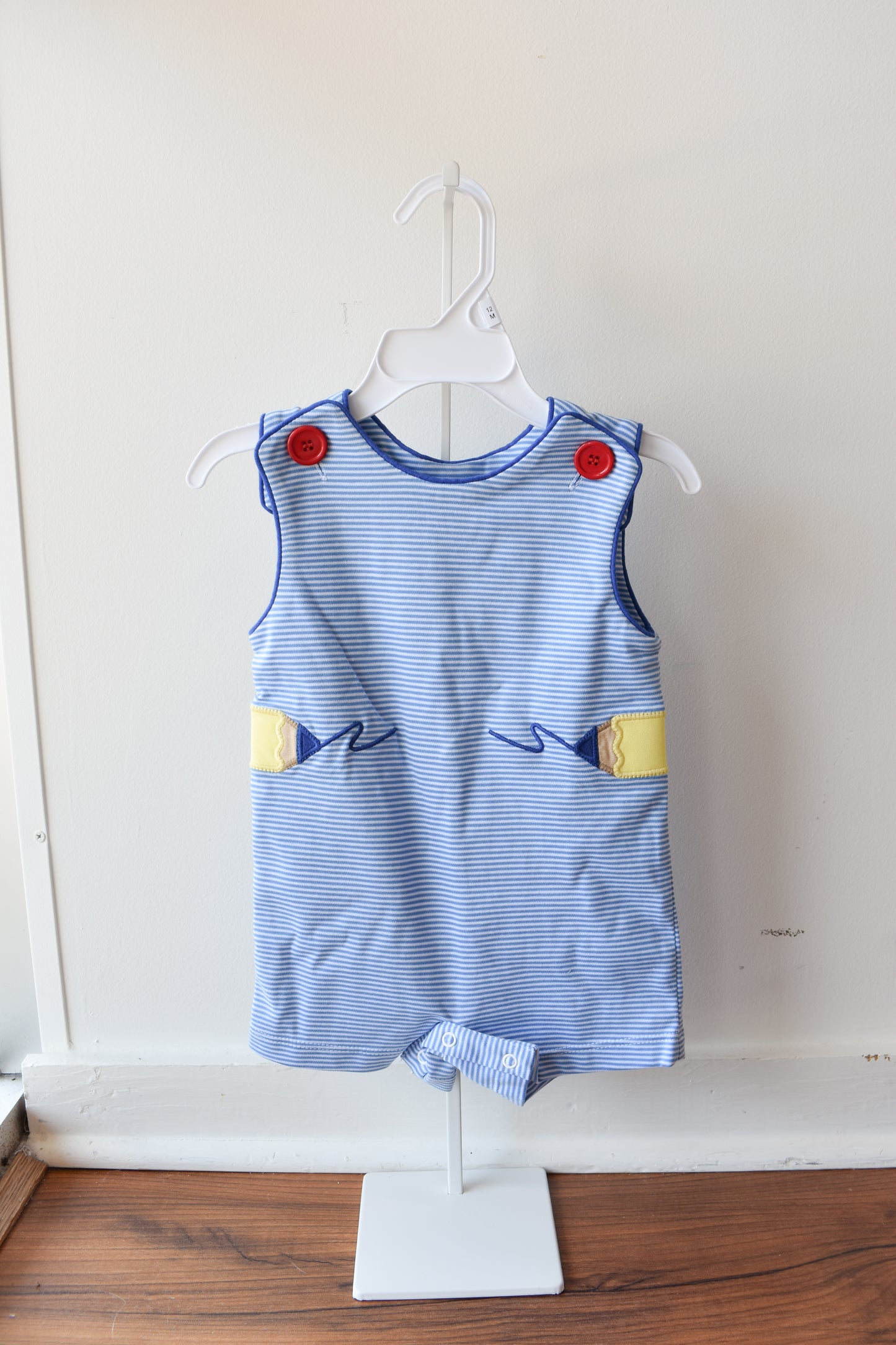 Pencil Ashton Shortall-Periwinkle Stripe Knit
