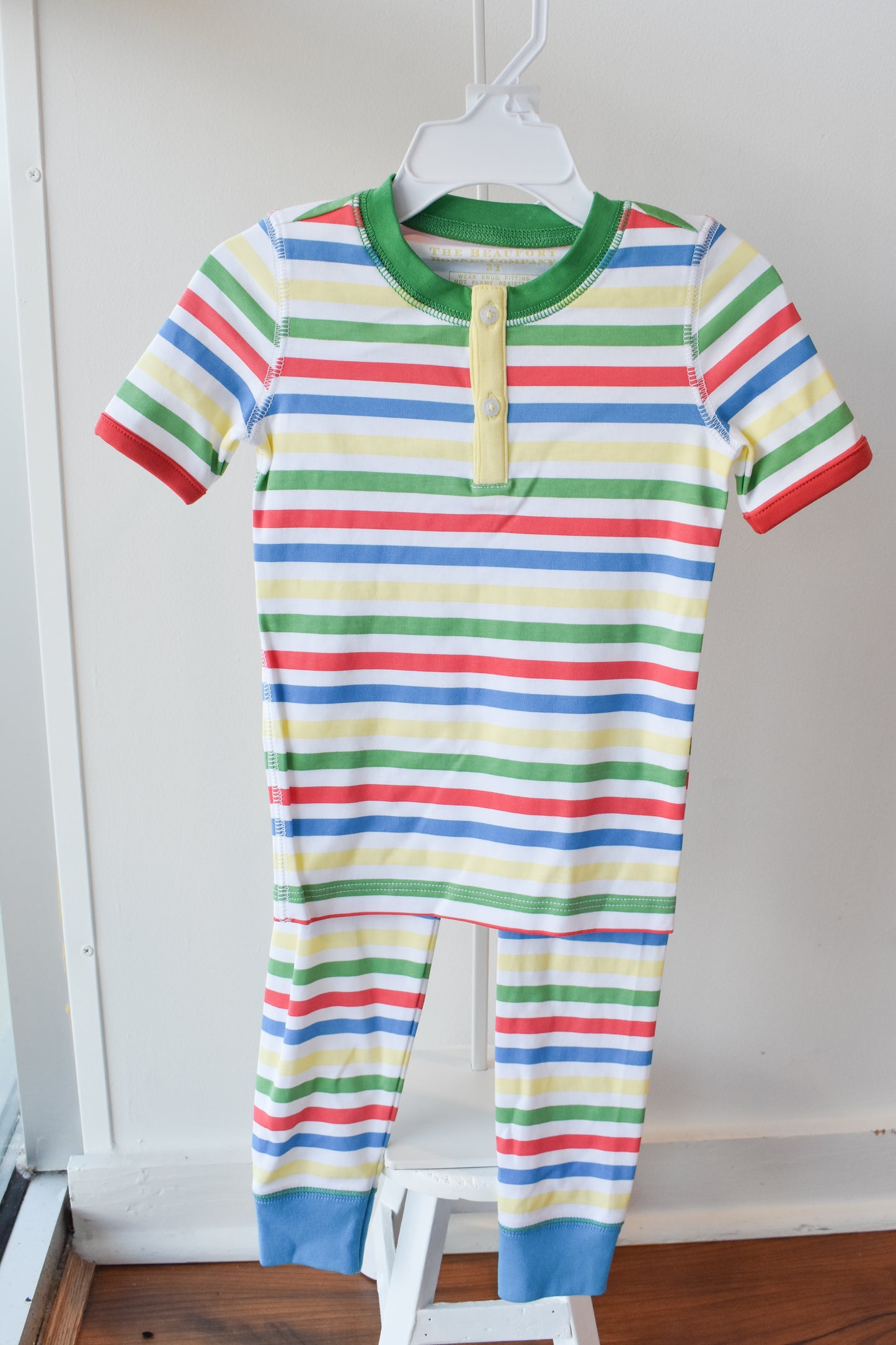 Suttons Short Sleeve Set-Portland Sealife Stripe
