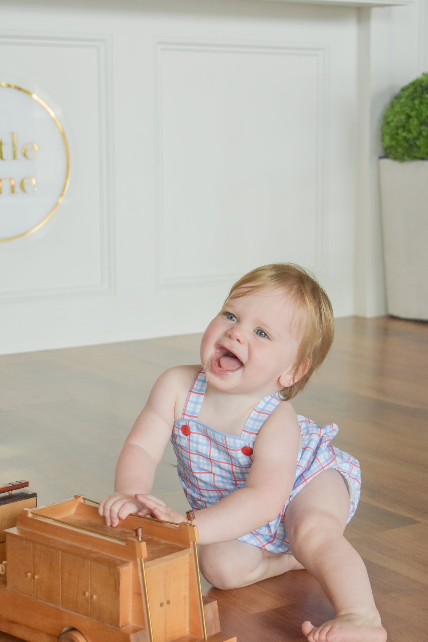 “Plaid” To Be An American! Louie Bubble