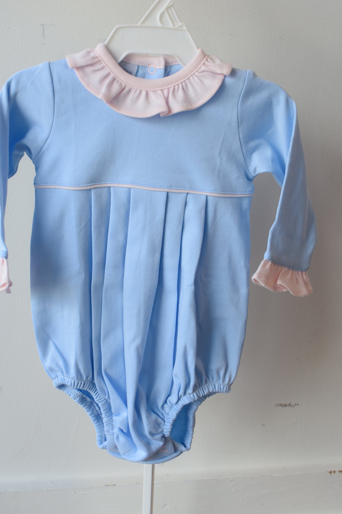 Blushing Blue Long Sleeve Bubble