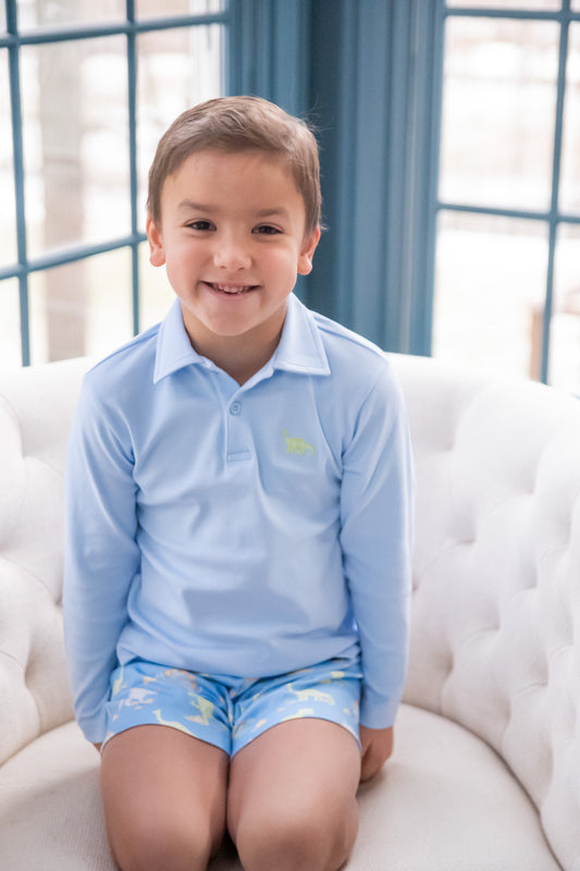 Stomp Into Fall-Conrad Short/Polo Set