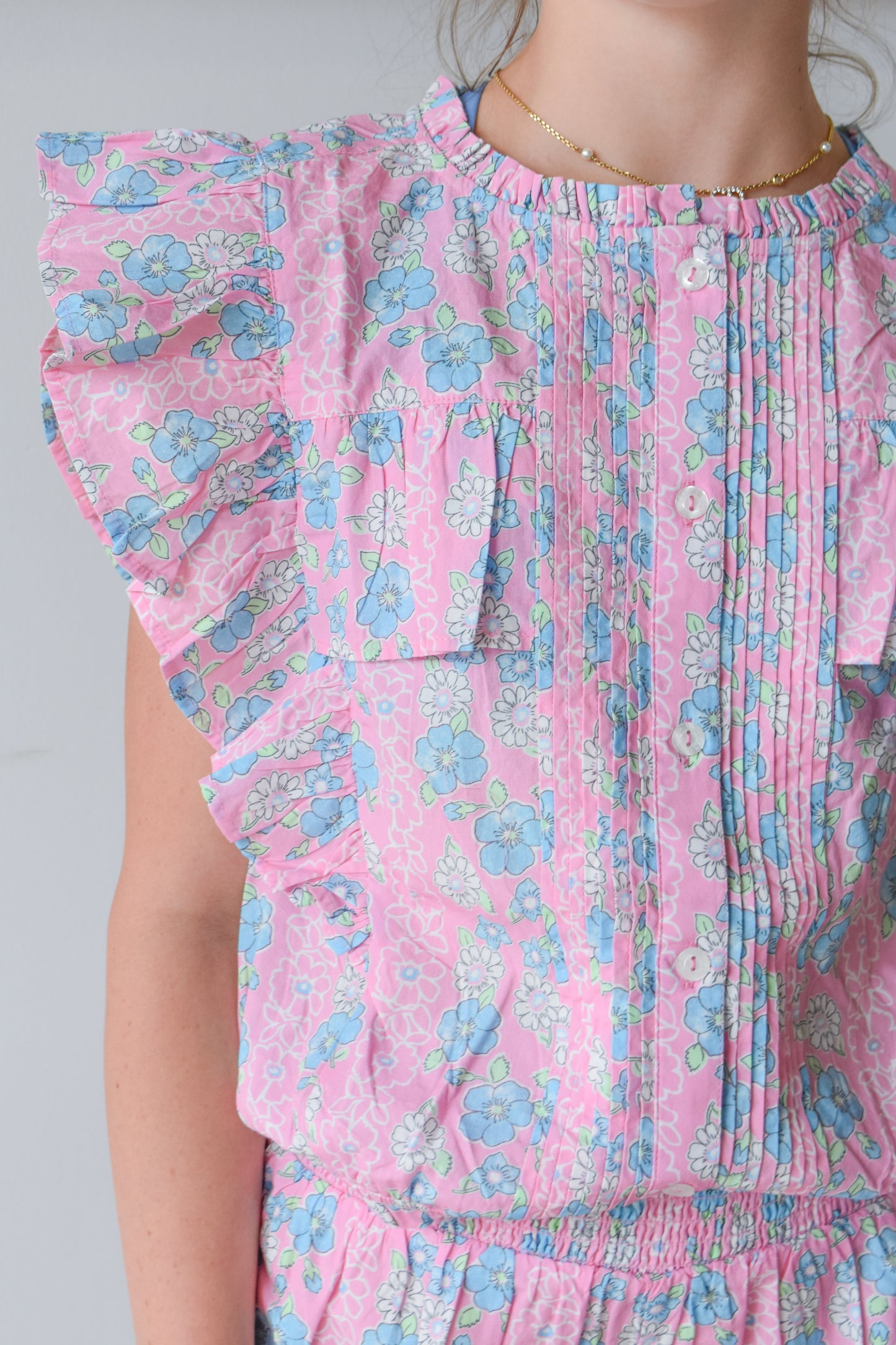 Annie Top-Spring Marguerite Floral