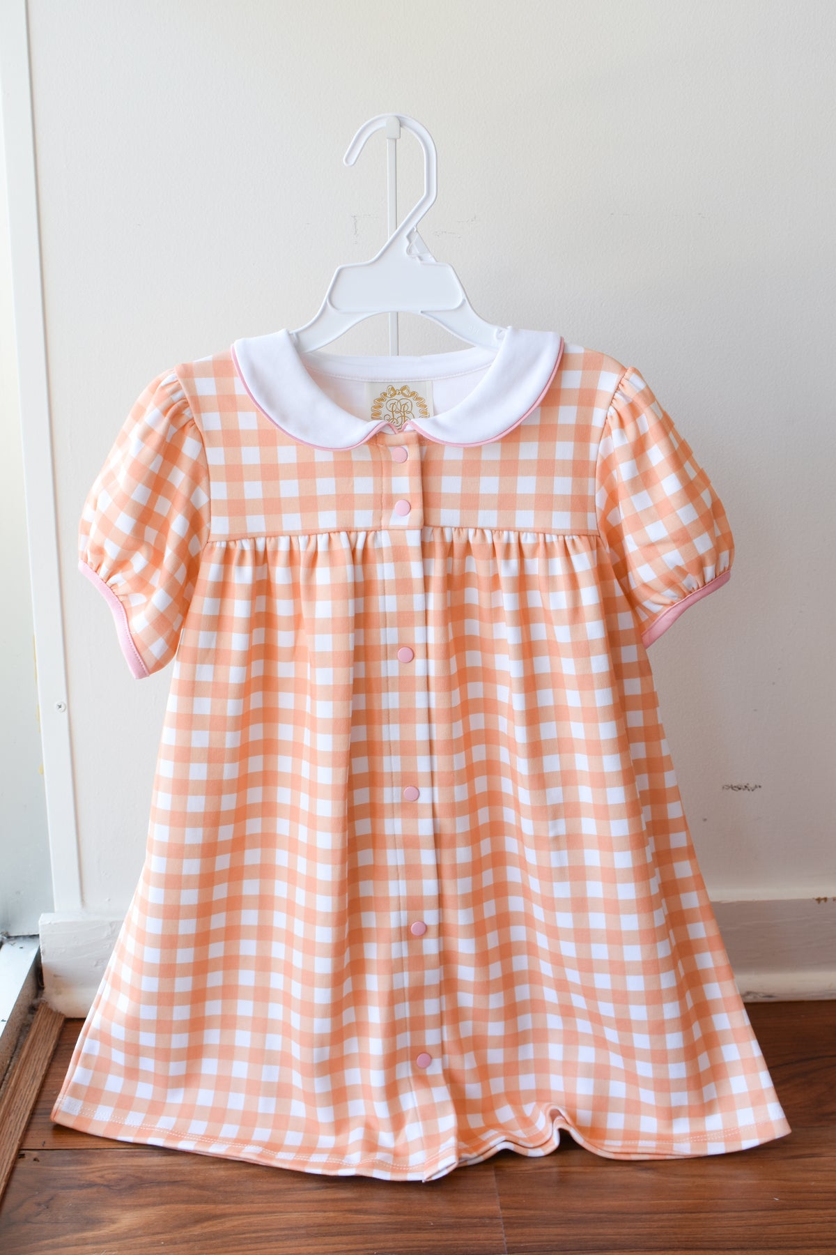 Tabitha's Heavyweight Knit Dress-Seashore Sherbet Gingham