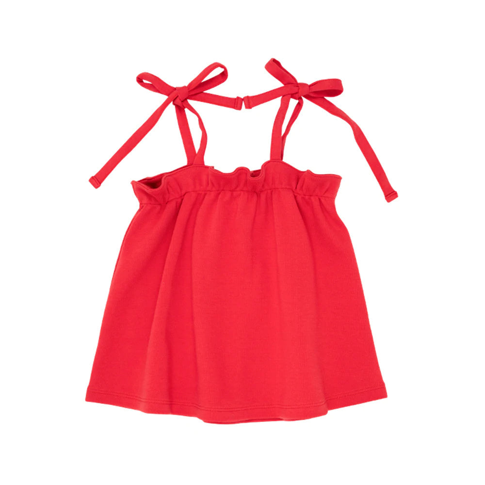 Lainey's Little Top-Pima Rosemary Red