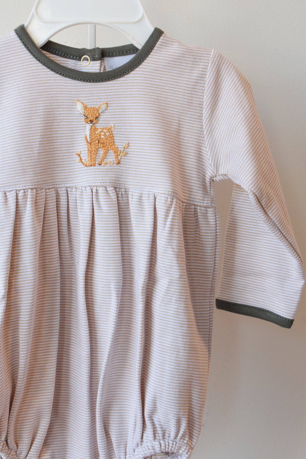 Fawning Around Mini Stripe Trim Bubble
