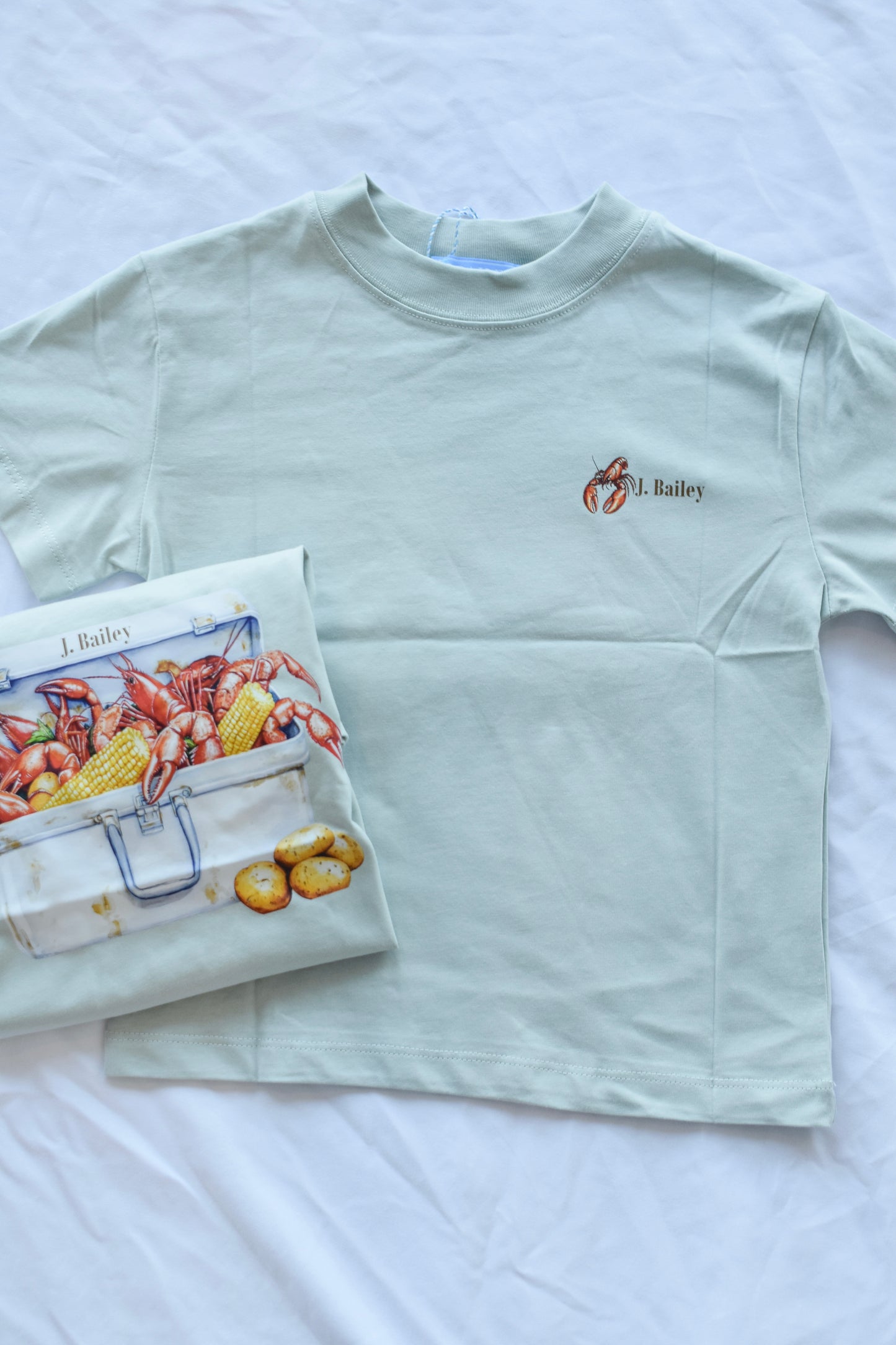 Short Sleeve Logo Tee-Boil on Pistachio