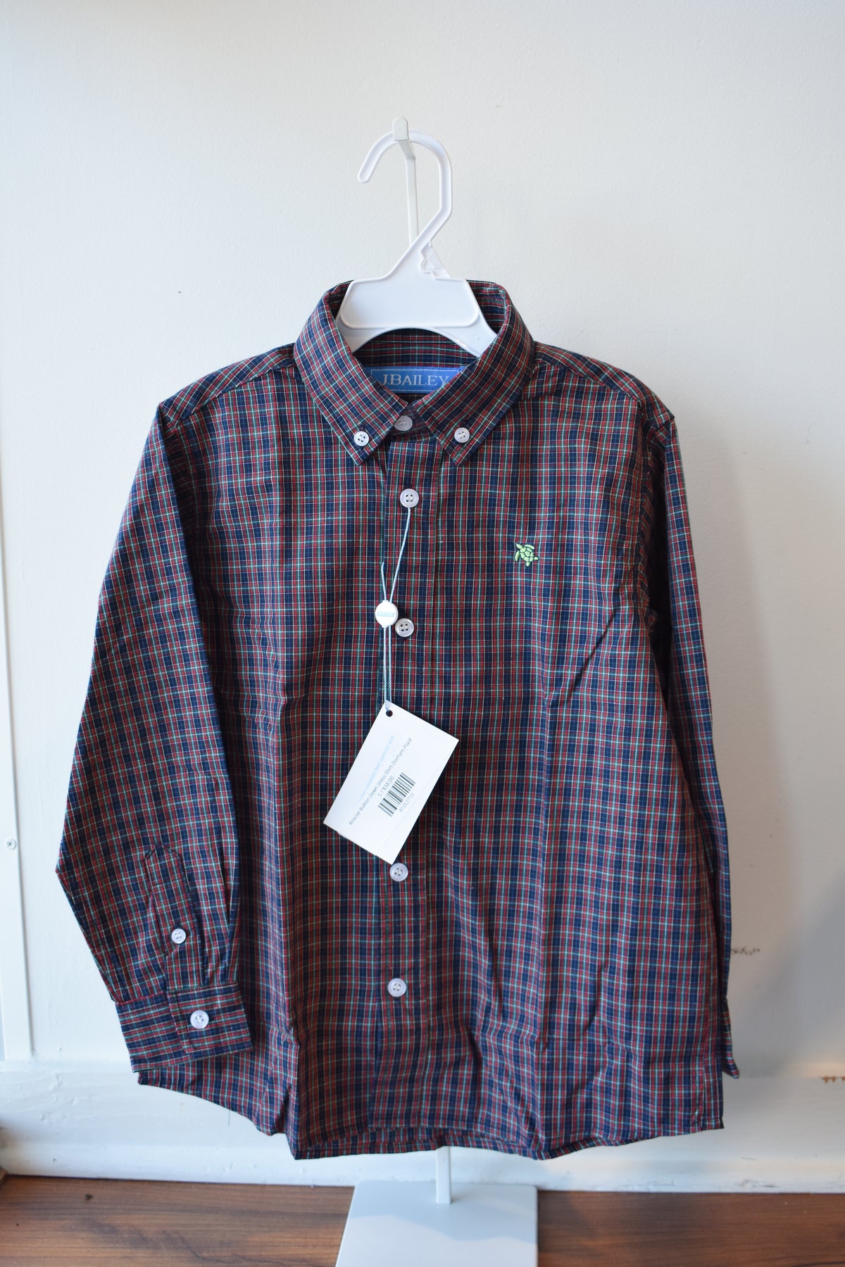 Roscoe Button Down Dress Shirt-Durham Plaid