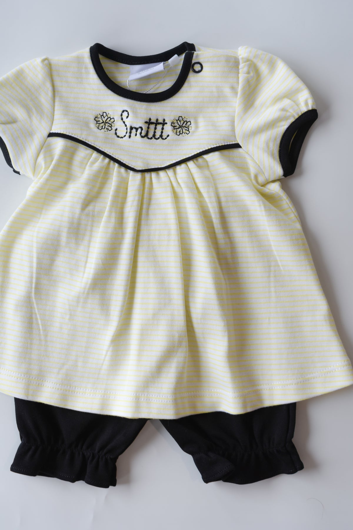 Smttt Pom Pom Embroidered Bloomer Set