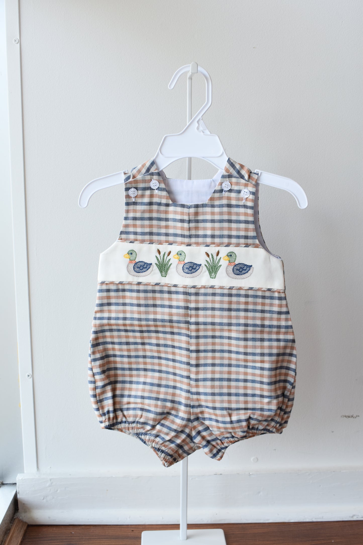Marshside Mallards Woodland Plaid Bubble