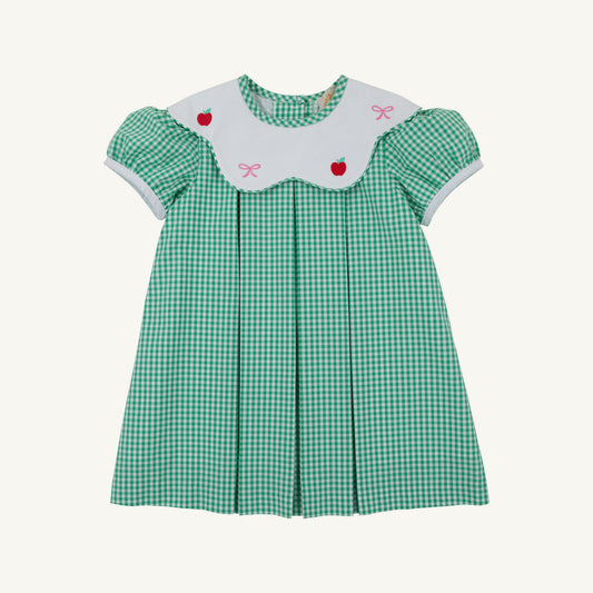 Frenchy Frock-Gibson Island Green Gingham