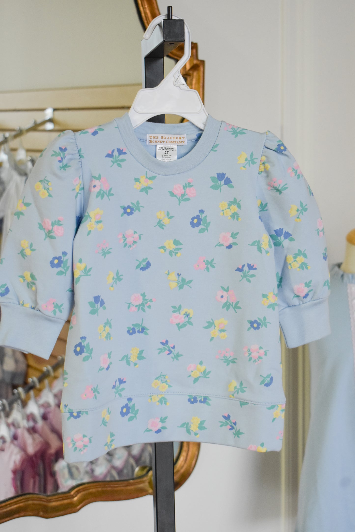 It’s Saturday Sweatshirt-Little London Flowers