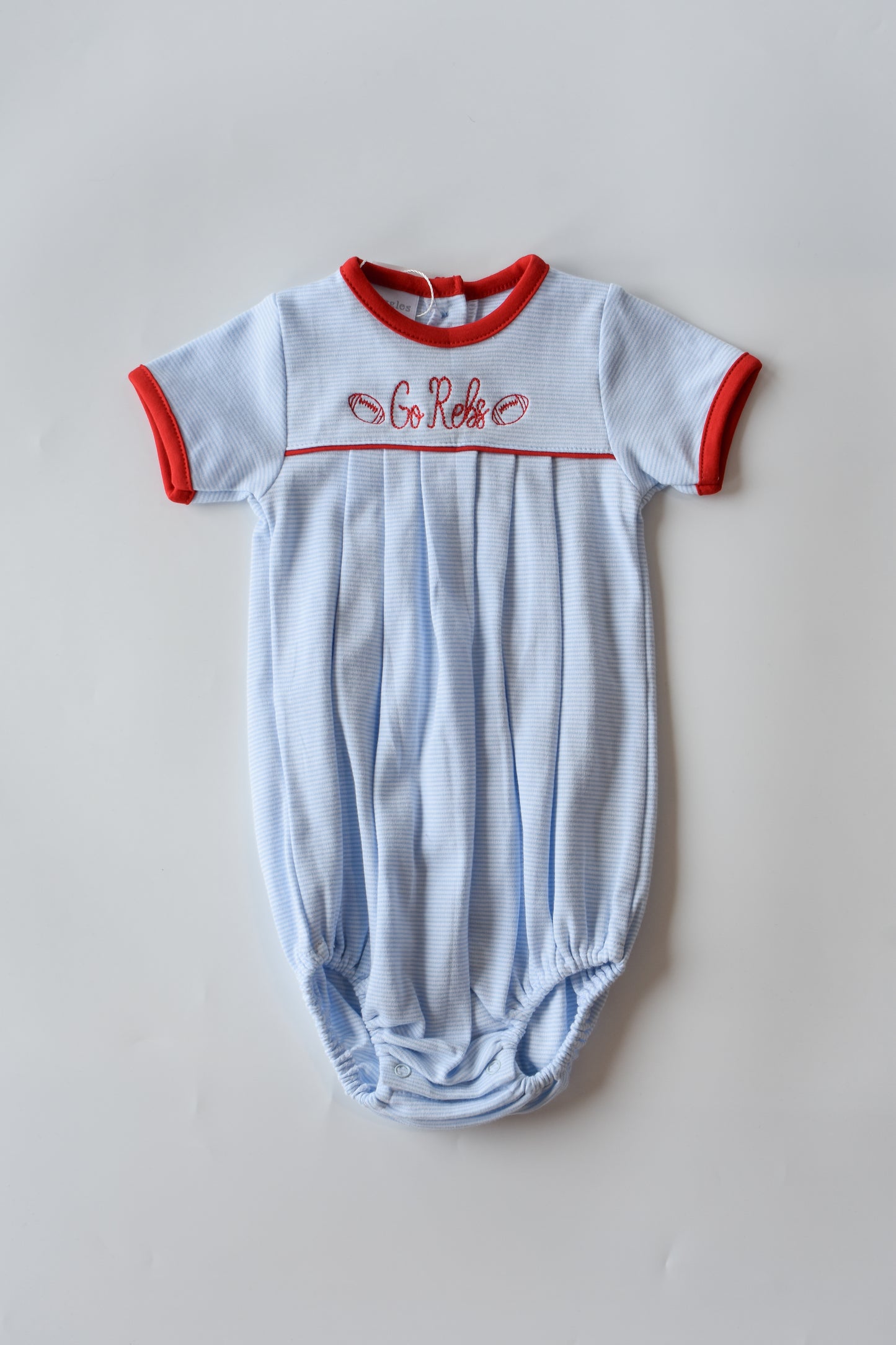 Go Rebs Football Embroidered Bubble