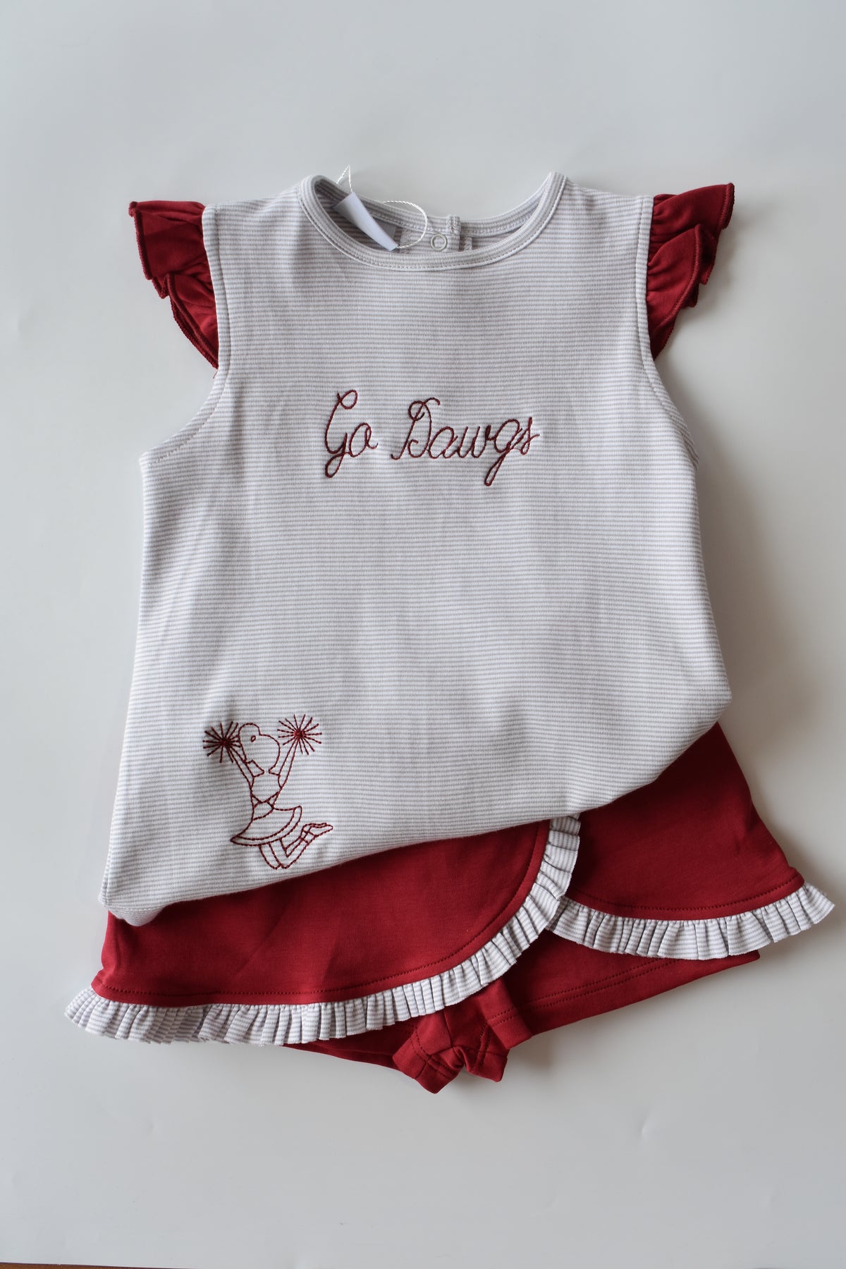 Go Dawgs Cheerleader Skort Set