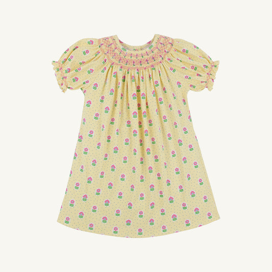 Sandy Smocked Pima Dress-Fairway Floral