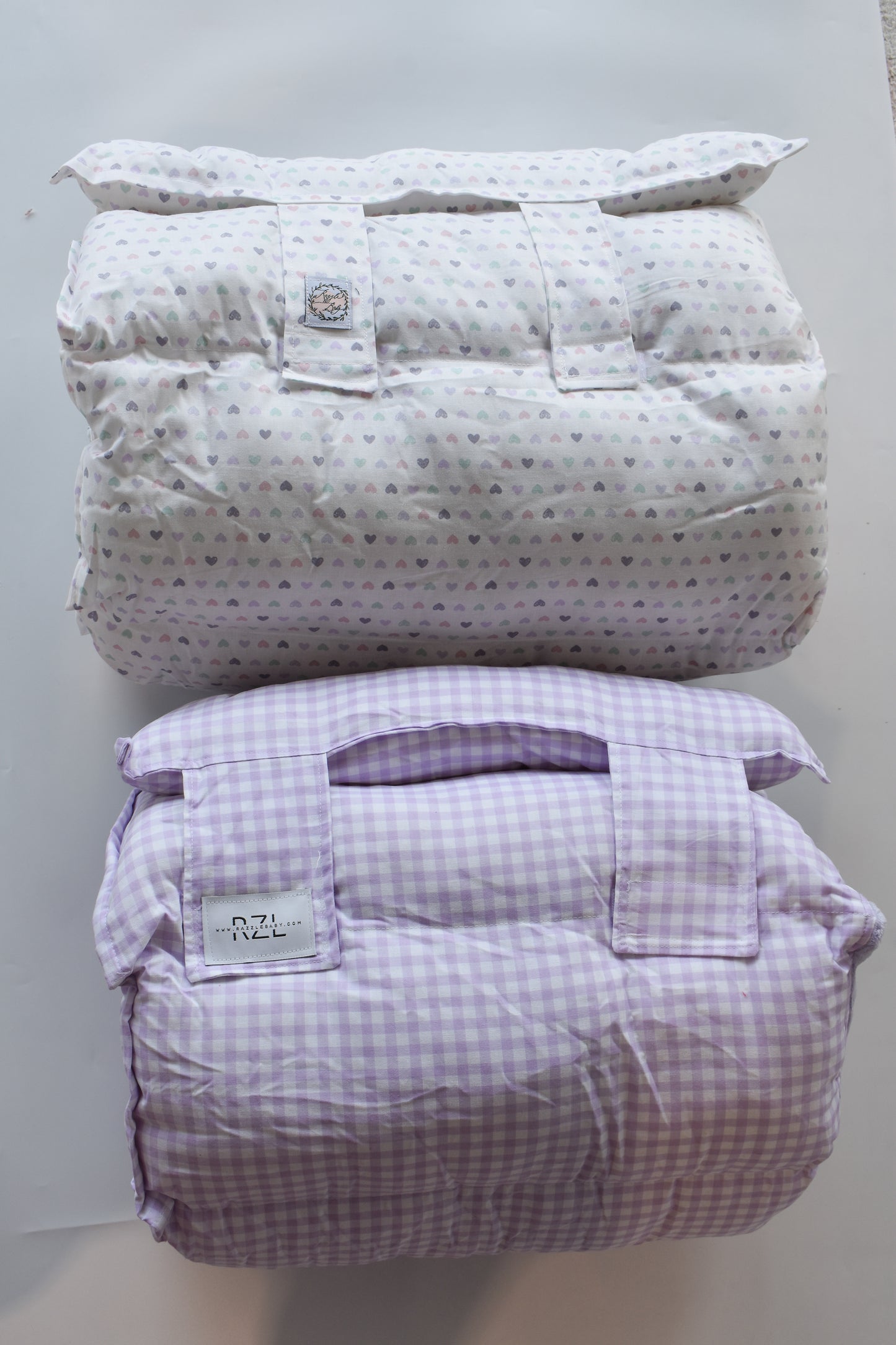 Razzle Baby Nap Mat-Lavender Mini Gingham