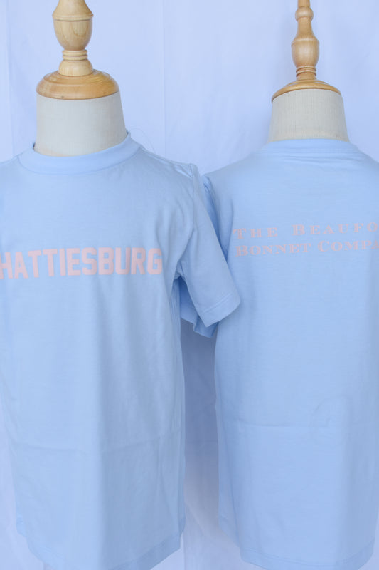 Sir Proper "Hattiesburg" Logo Tee-Beale St Blue/Pink
