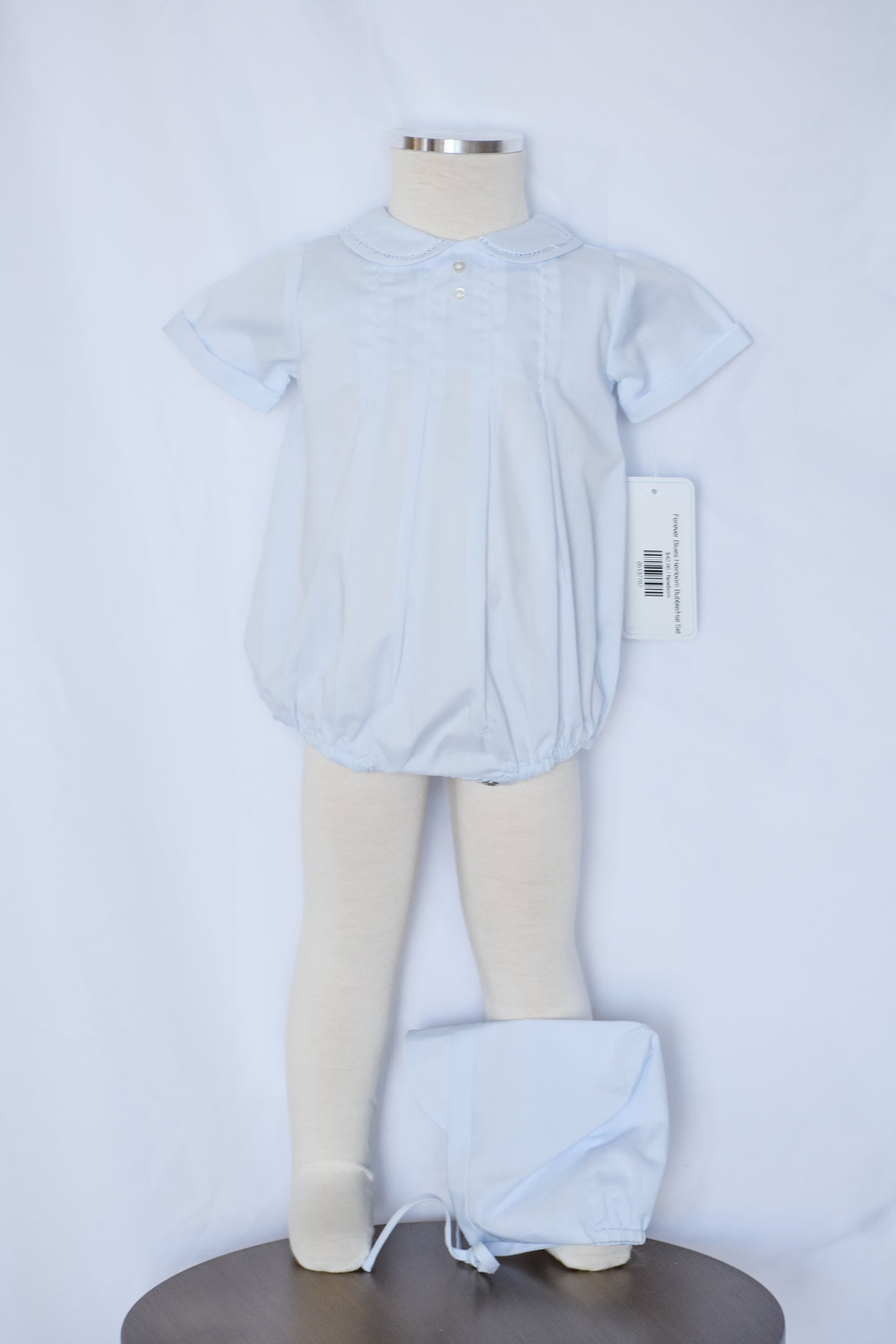 Forever Blues Heirloom Bubble/Hat Set