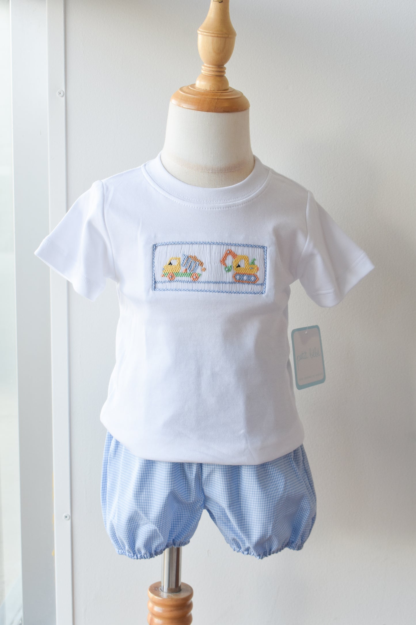 Little Loader Smocked Bloomer/Short Set