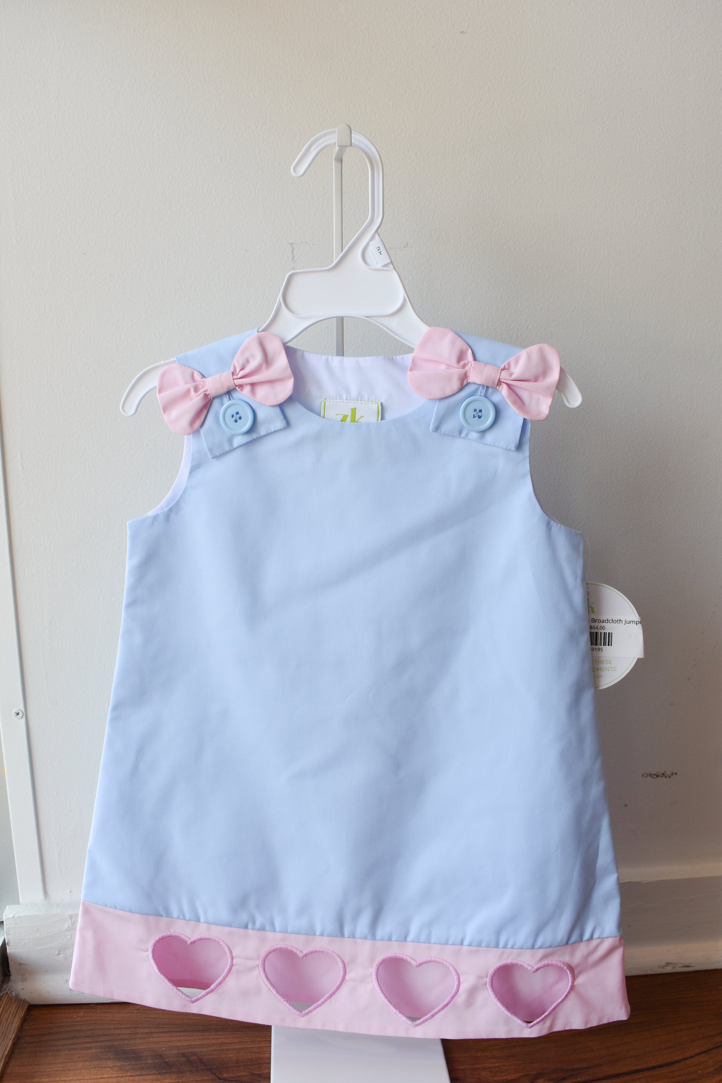 Heart Alessandra Broadcloth Jumper