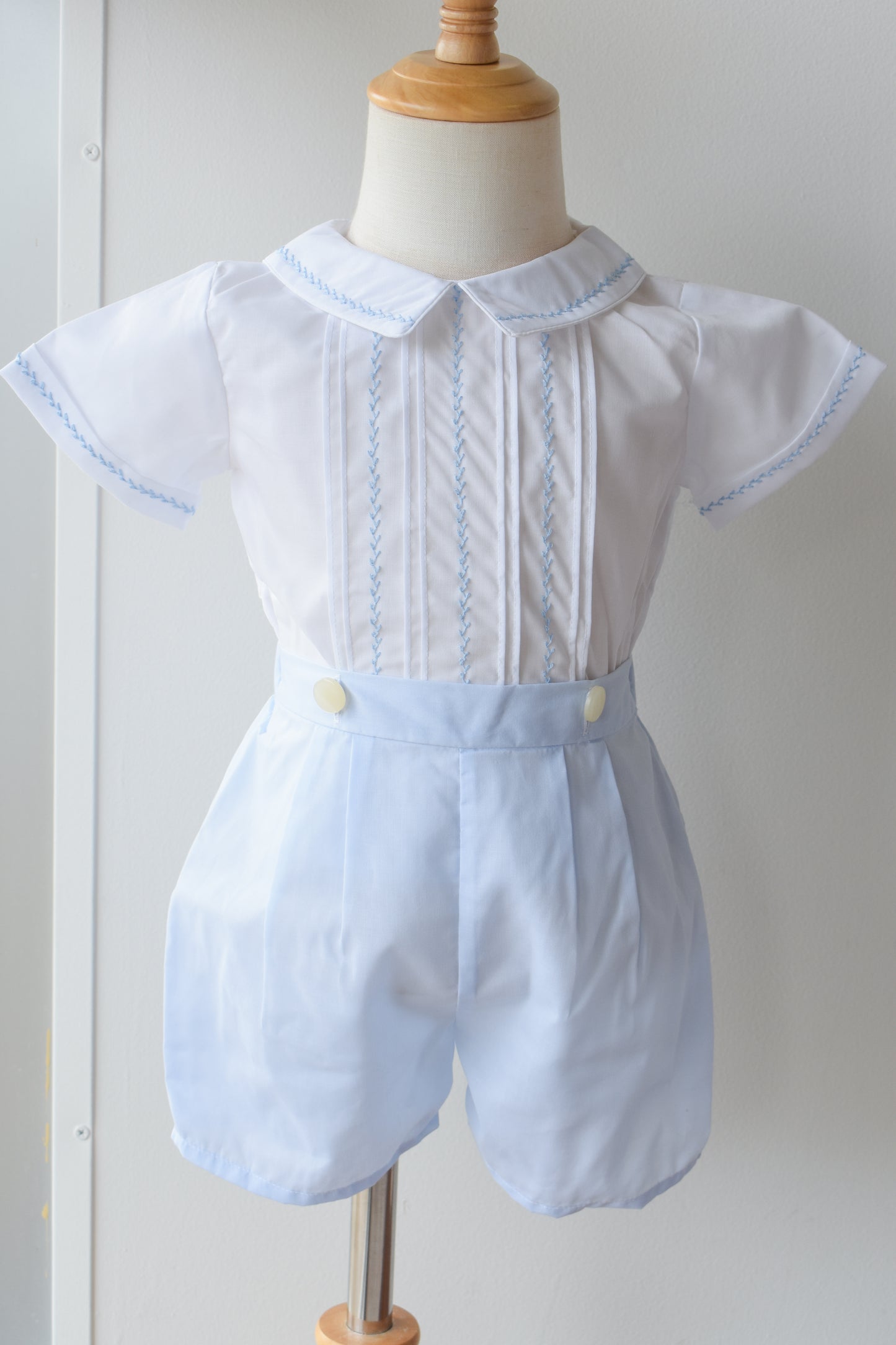 Boy’s Feather Stitched Bobby Suit