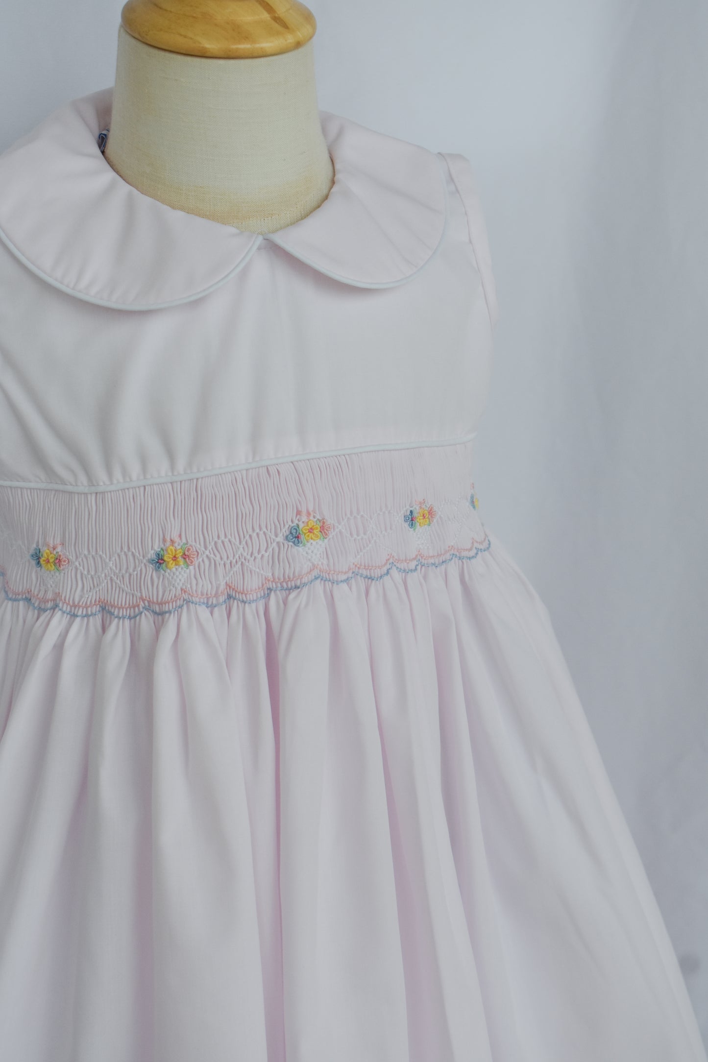 Blush Bouquets Bow Back Dress