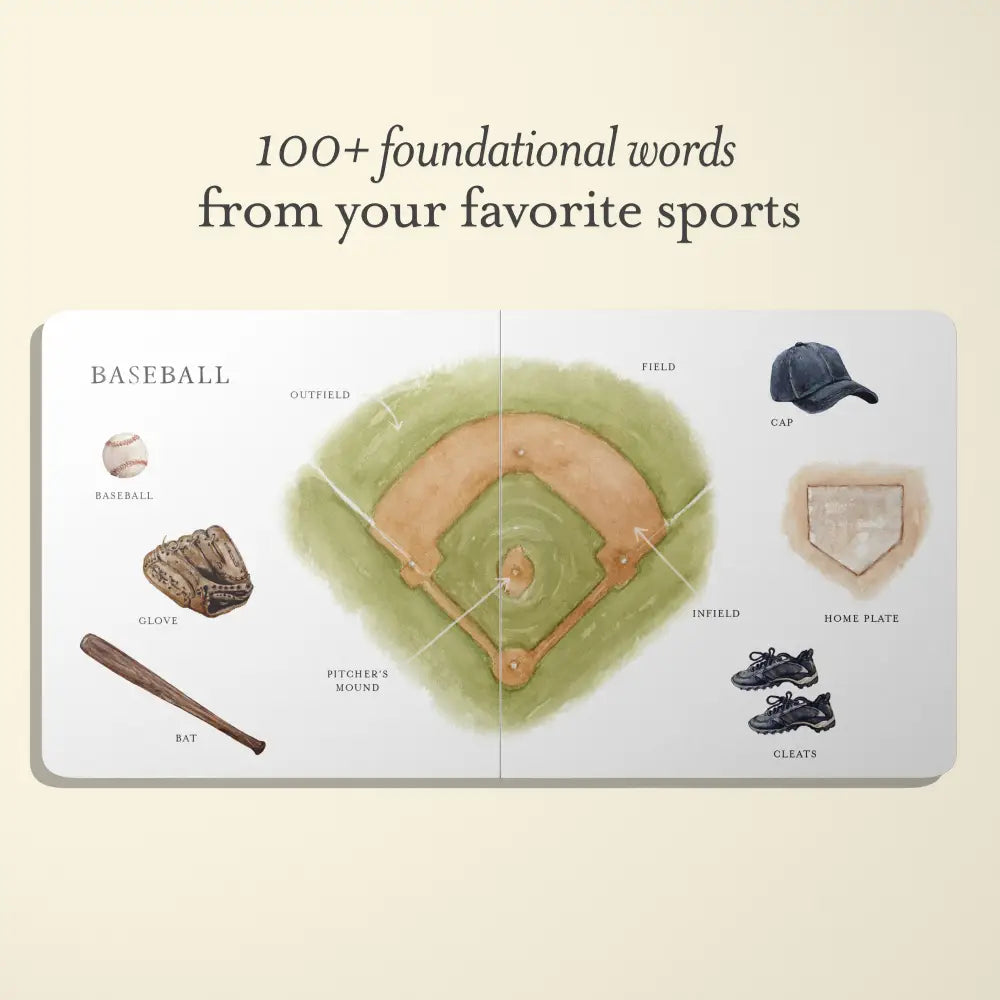 "Our Big Book of Sports" First Words Board Book