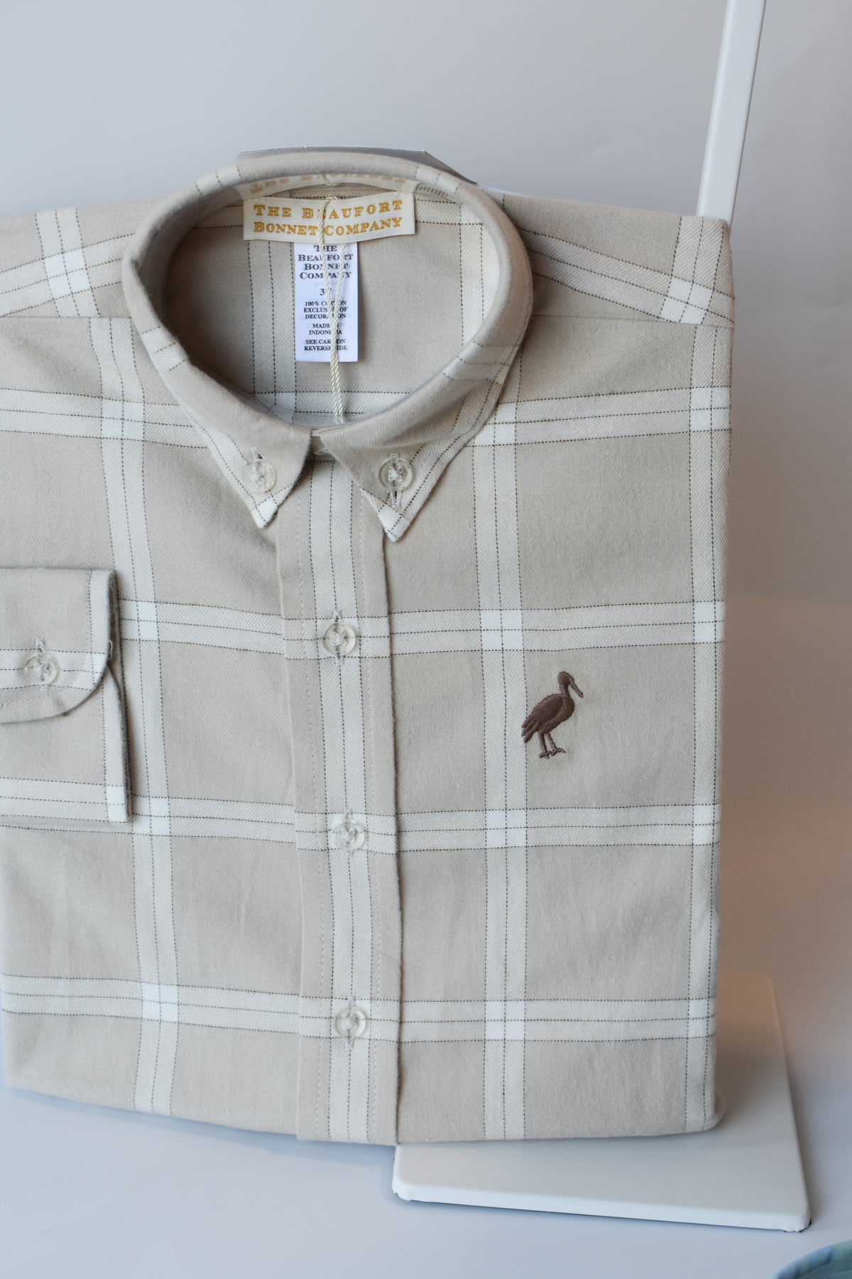 Dean’s List Flannel Dress Shirt-Thompson Park Plaid