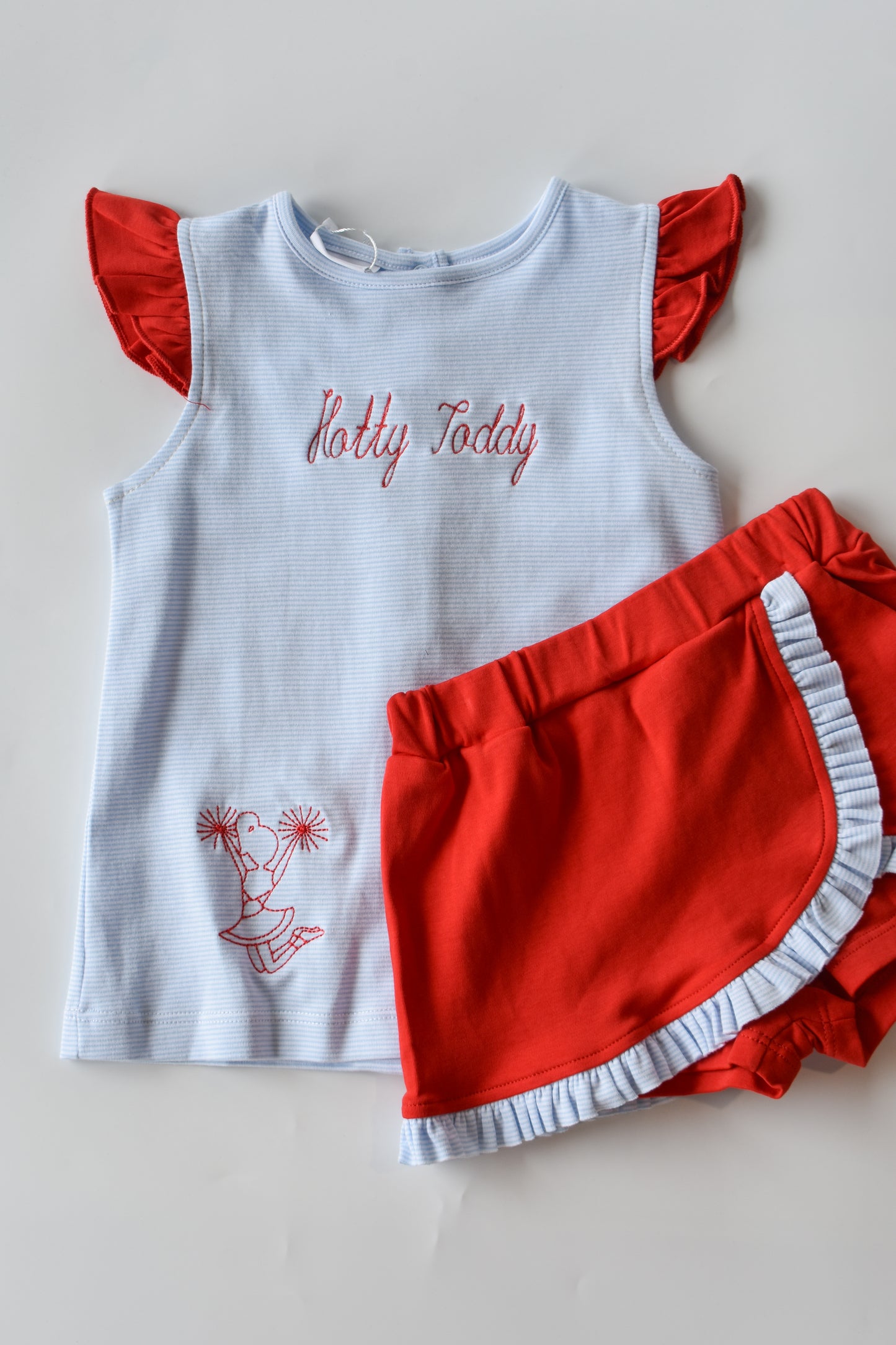 Hotty Toddy Cheerleader Skort Set