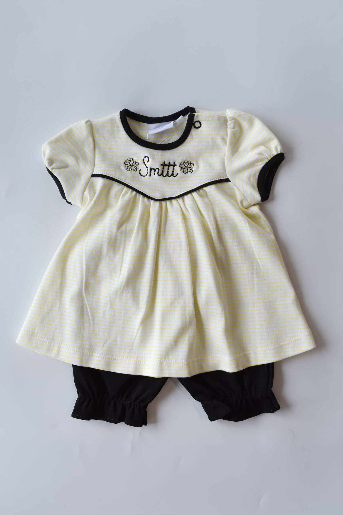 Smttt Pom Pom Embroidered Bloomer Set