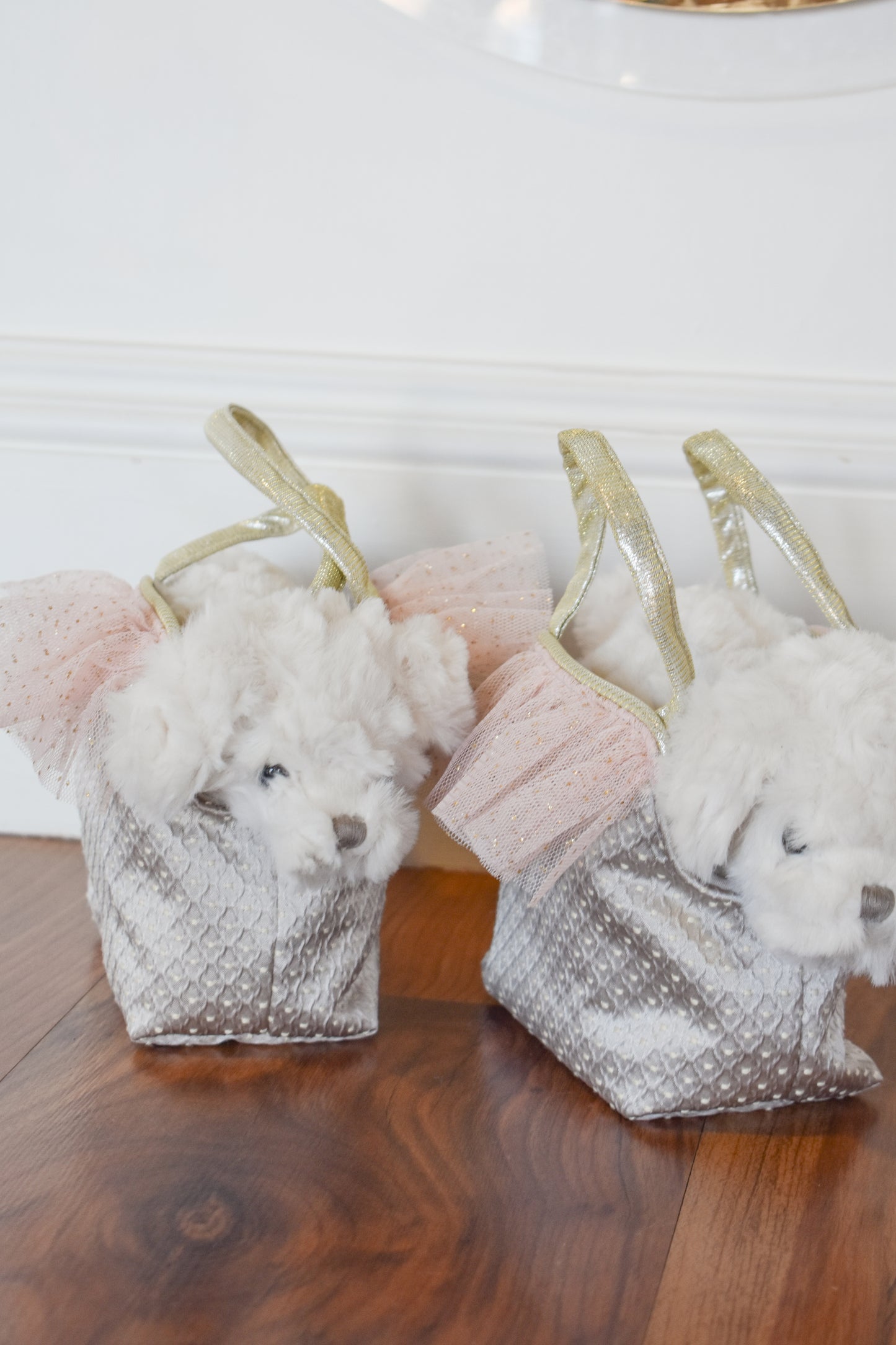 Sugar Maltese Puppy Plush Toy In Purse-Mon Ami