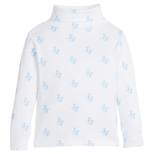 Boot Scootin' Blue Boy's Printed Turtleneck