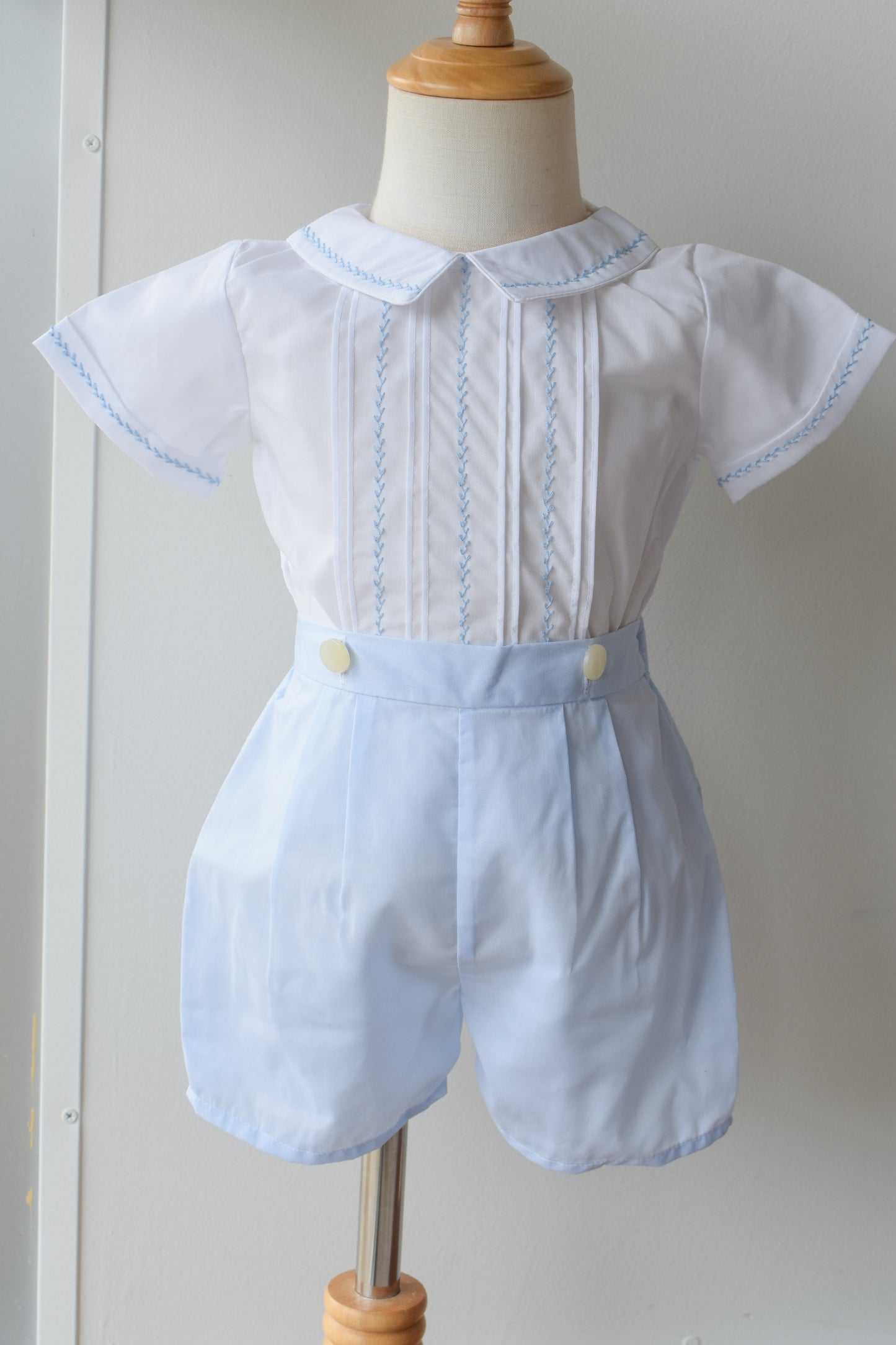 Boy’s Feather Stitched Bobby Suit
