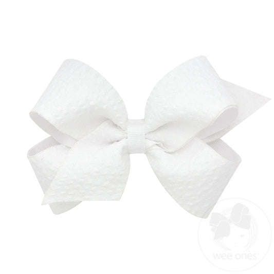Mini Seersucker Classic Wrap Bow