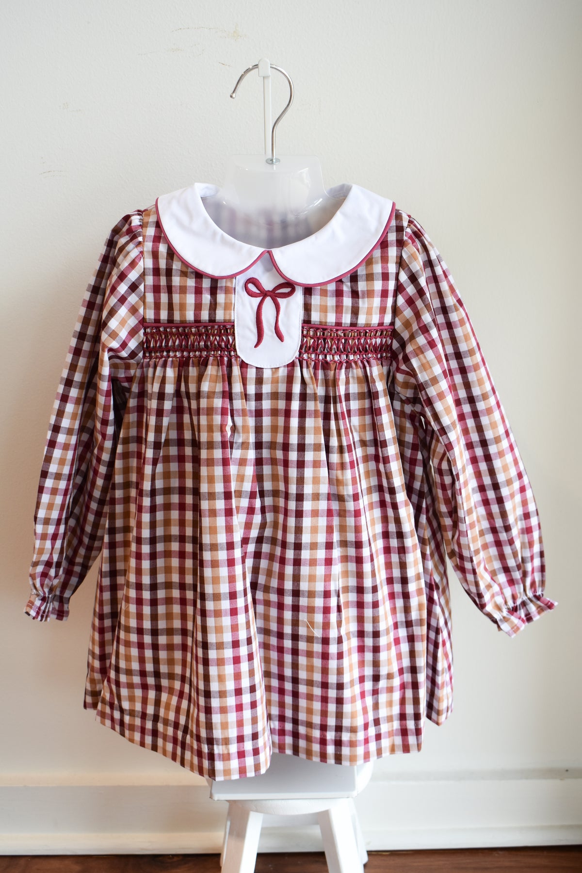 Long Sleeve Mary Dal Dress-Easton Pond Plaid